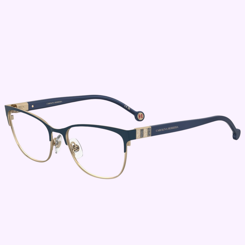 Carolina Herrera Optical Frames HER 0267 NUC MTBLUE Women upc 197737072322