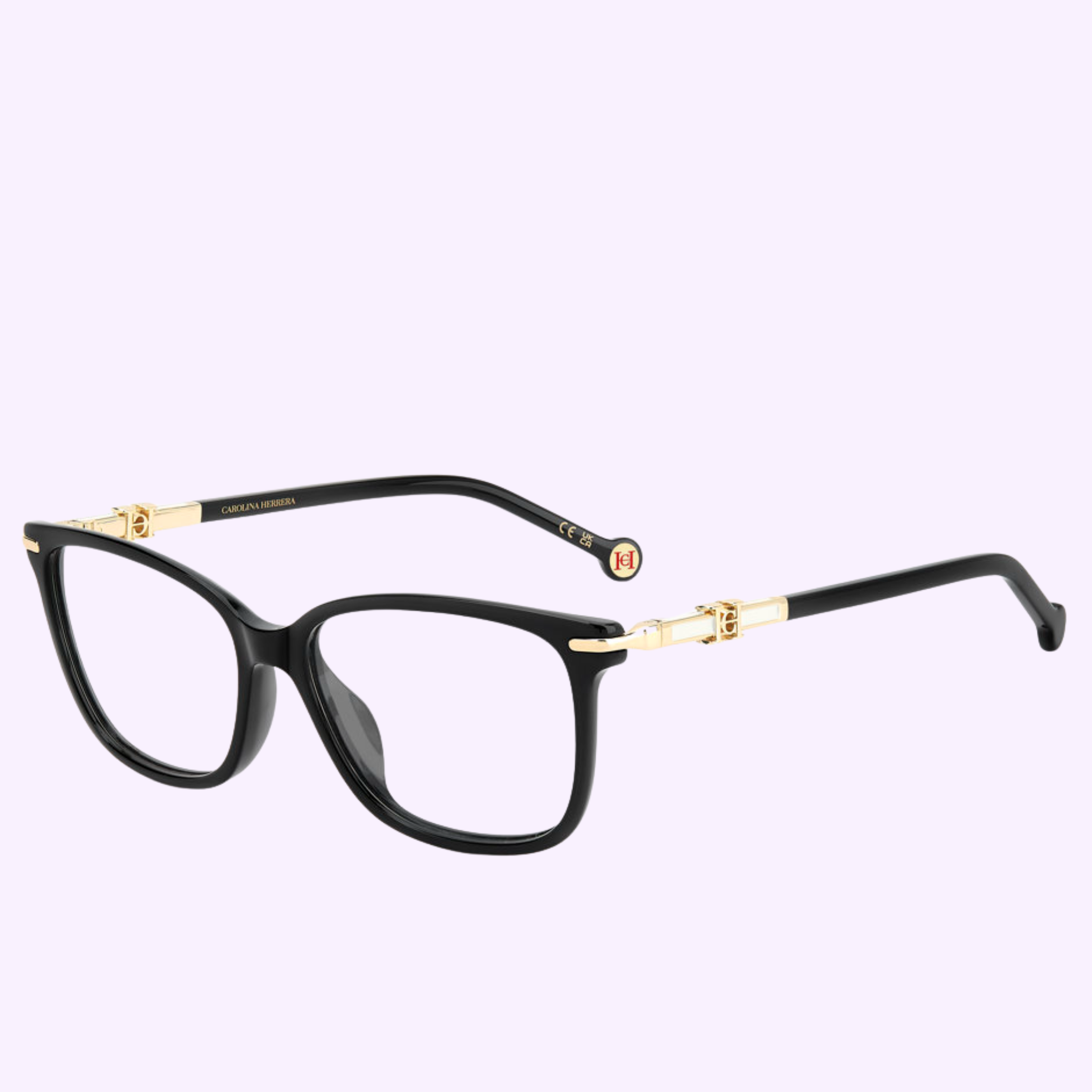 Angle View Carolina Herrera Optical Frames HER 0381/G 807 BLACK