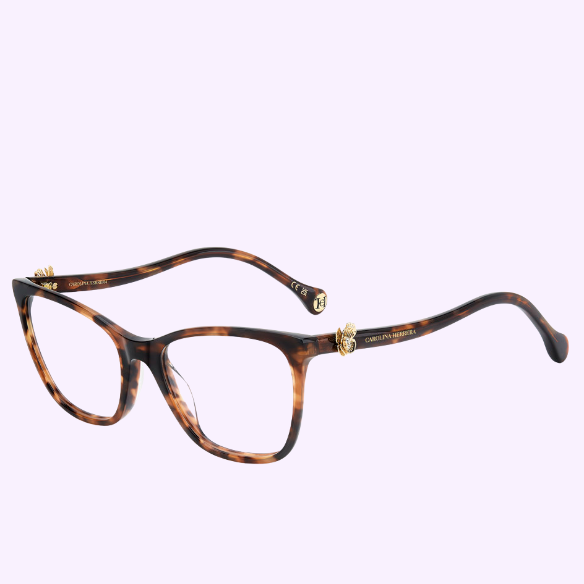 Angle View Carolina Herrera Optical Frames HER 0395/G 086 HVN