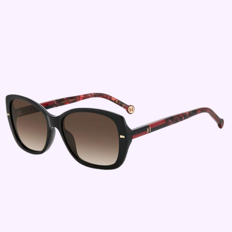 Carolina Herrera Sunglasses HER 0176/G/S OIT BLACK RED Women upc 716736922188