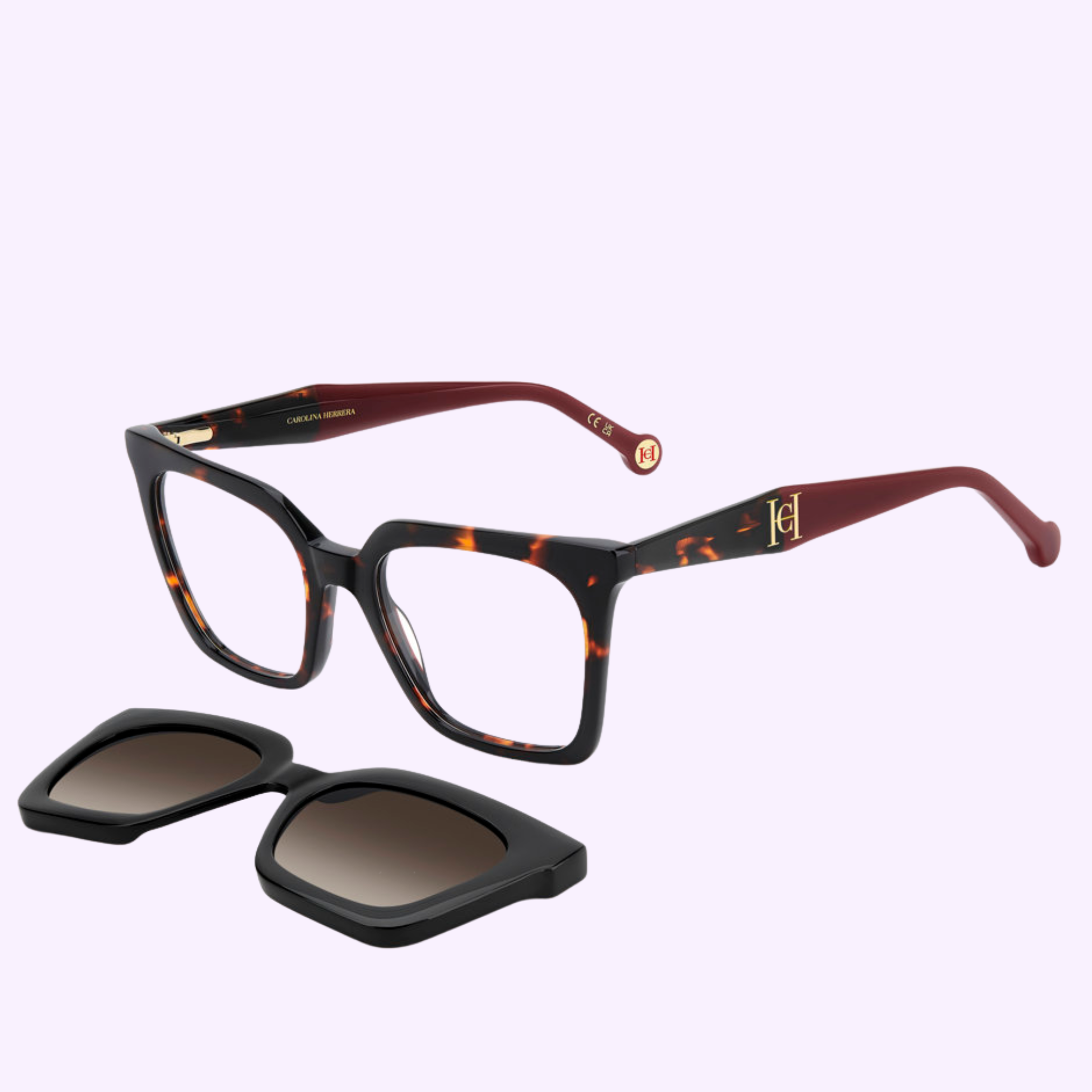 Angle View Carolina Herrera Sunglasses HER 0380/G/S 086 HVN