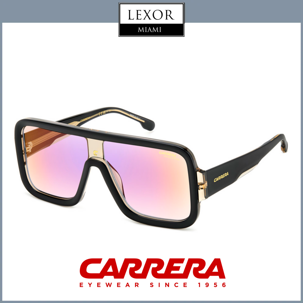 Carrera Men's 207/S Sunglasses - Dark Ruthenium Frame, Grey Blue Lenses, 57mm, 100% UV Protection