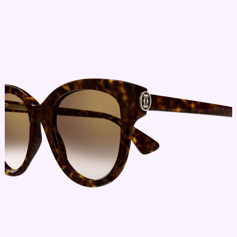 Cartier CONTEMPORARY CT0506SA-002 55 Women Sunglass upc 843023178932