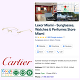 Montura de gafas unisex Cartier CT00610 002 53