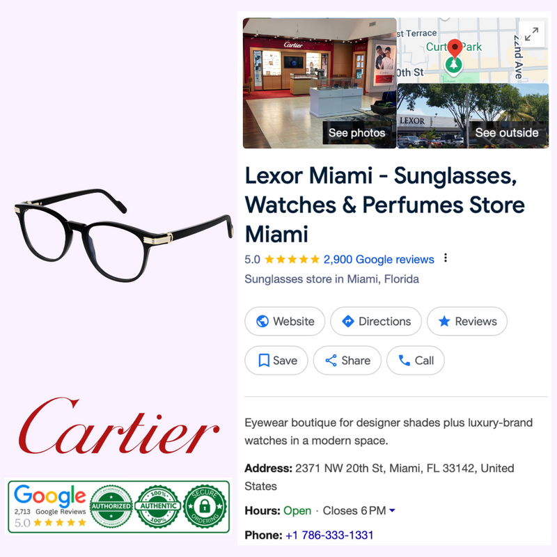 Cartier CT0221O-001 50 Optical Frame Unisex