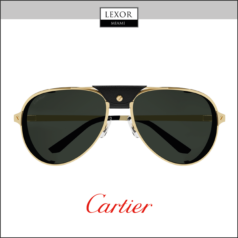 Cartier CT0296S-001 Santos de Cartier Unisex Sunglasses