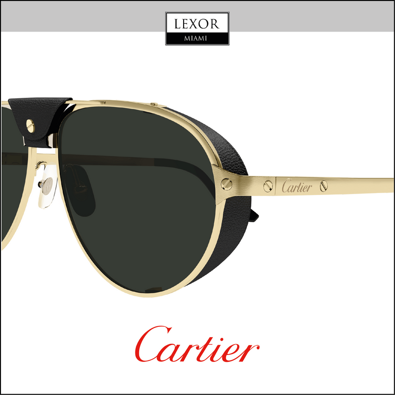 Cartier CT0296S-001 Santos de Cartier Unisex Sunglasses