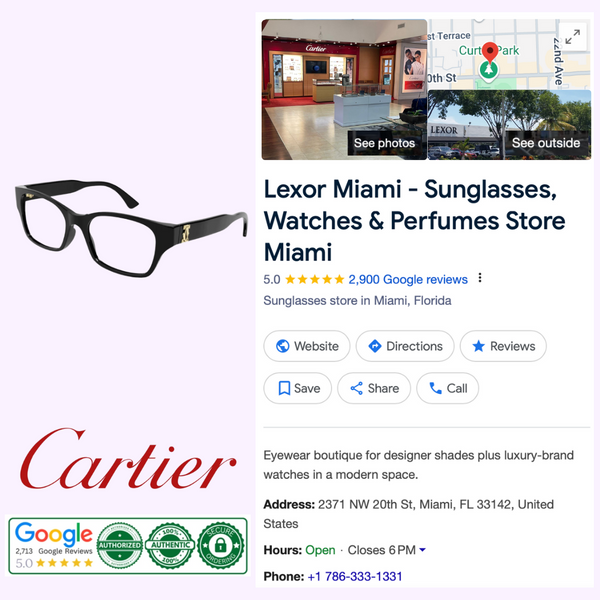 Cartier CT0316O 001 52 Armação de Óculos Feminina