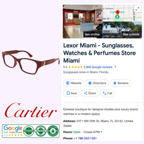 Cartier CT0316O 003 52 Unisex Optical Frame