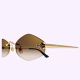 Angle View 2 Cartier CT0433S-002 55 Sunglass WOMAN METAL