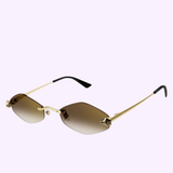 Angle View Cartier CT0433S-002 55 Sunglass WOMAN METAL