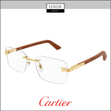 Montura de gafas para hombre Cartier EXCEPTION CT0411O-002