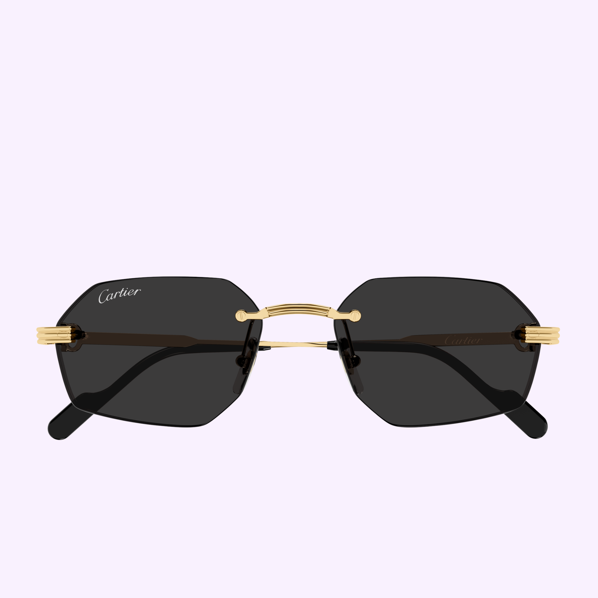 Front view Cartier Men Sunglasses CT0616S-001