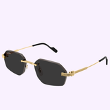 Angle view Cartier Men Sunglasses CT0616S-001
