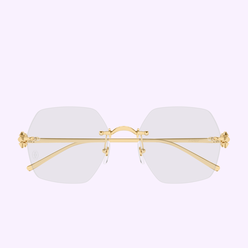 Cartier ゴールド フォトフレーム Cartier Optical Frames CT0646O-001 54 Women – Lexor Miami