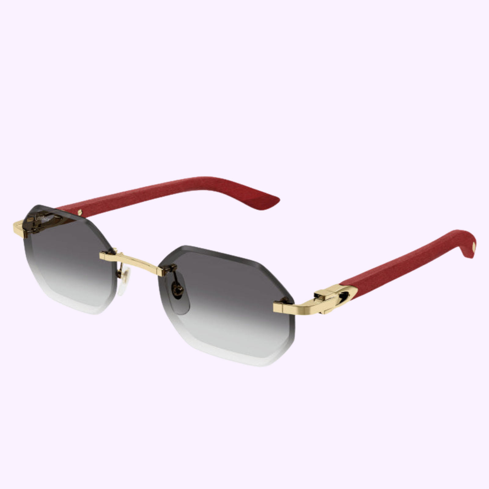 Cartier Sunglass CT0439S-003 54 Man METAL WOOD – Lexor Miami