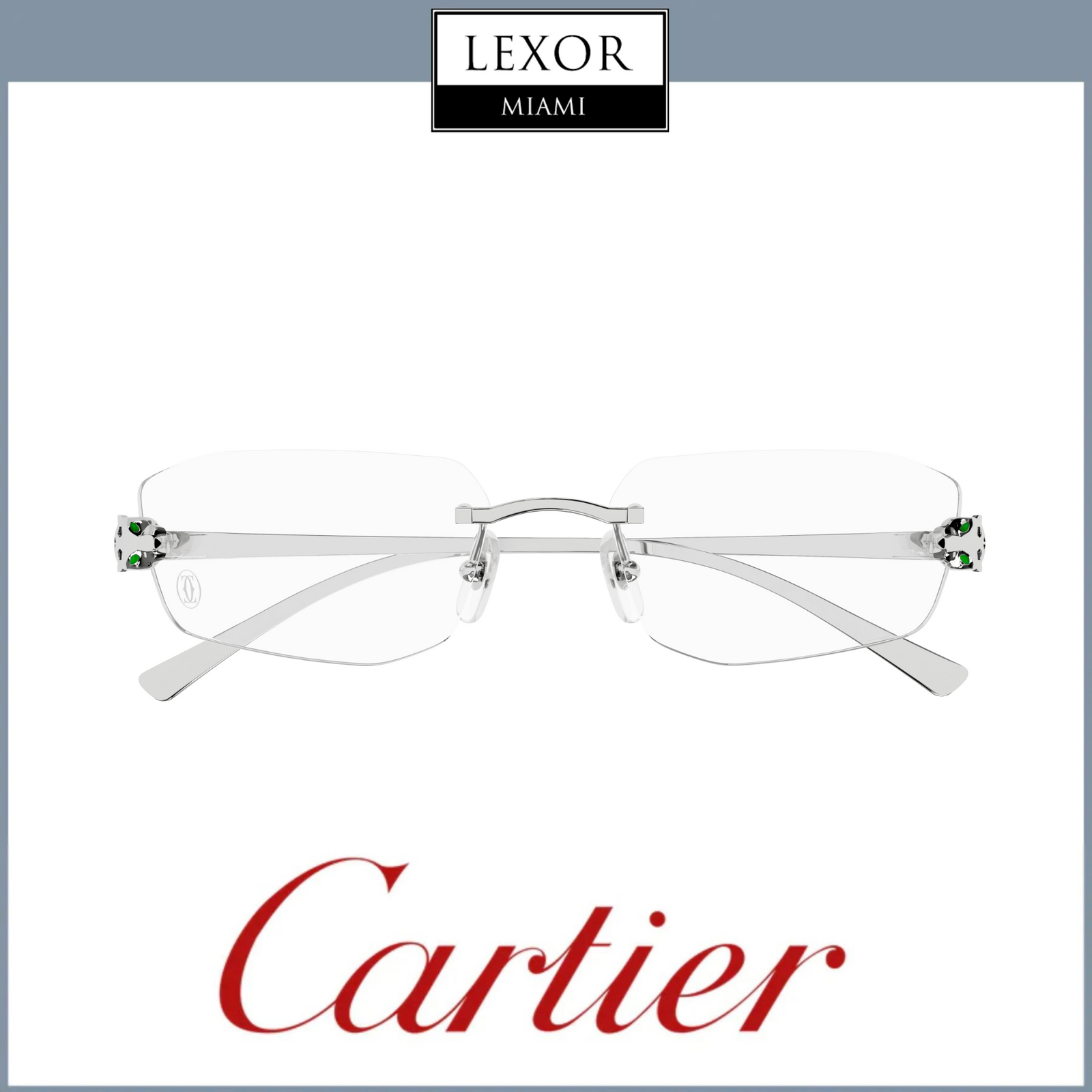 Cartier Optical CT0494O-002 55 Women upc 843023176747 – Lexor Miami
