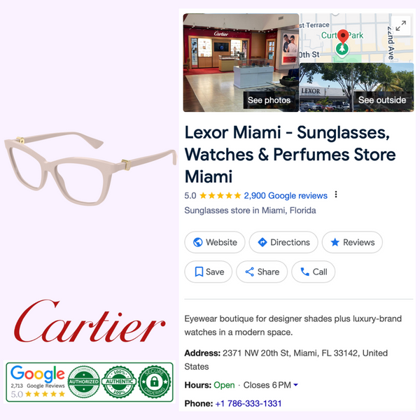 Cartier Sunglasses CT0526O-004 54 Women upc 843023179601