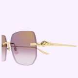 Angle View 2 Cartier Sunglasses CT0549S-004 57 