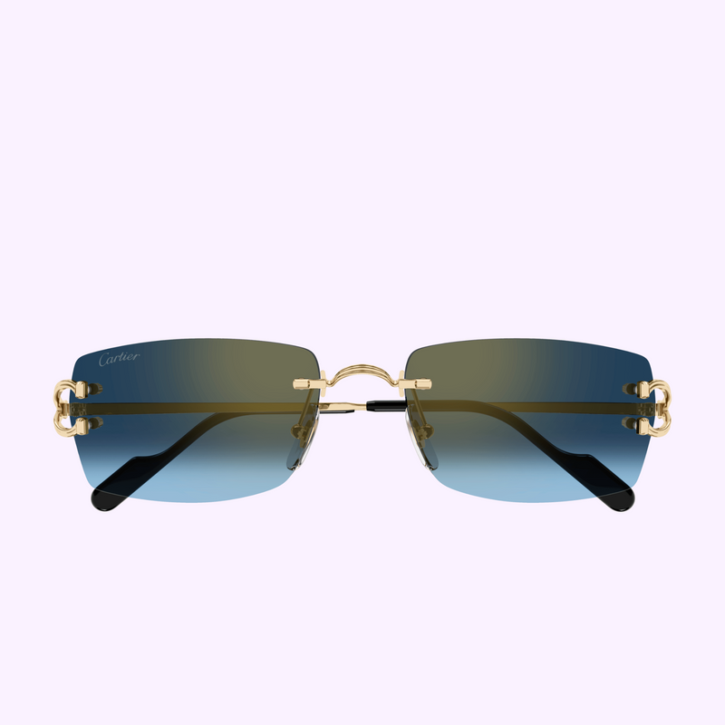 CARTIER レクタンクルリムレスサンクラス CT0550S 001 Cartier Sunglasses CT0550S-002 56 upc 843023181468 – Lexor Miami