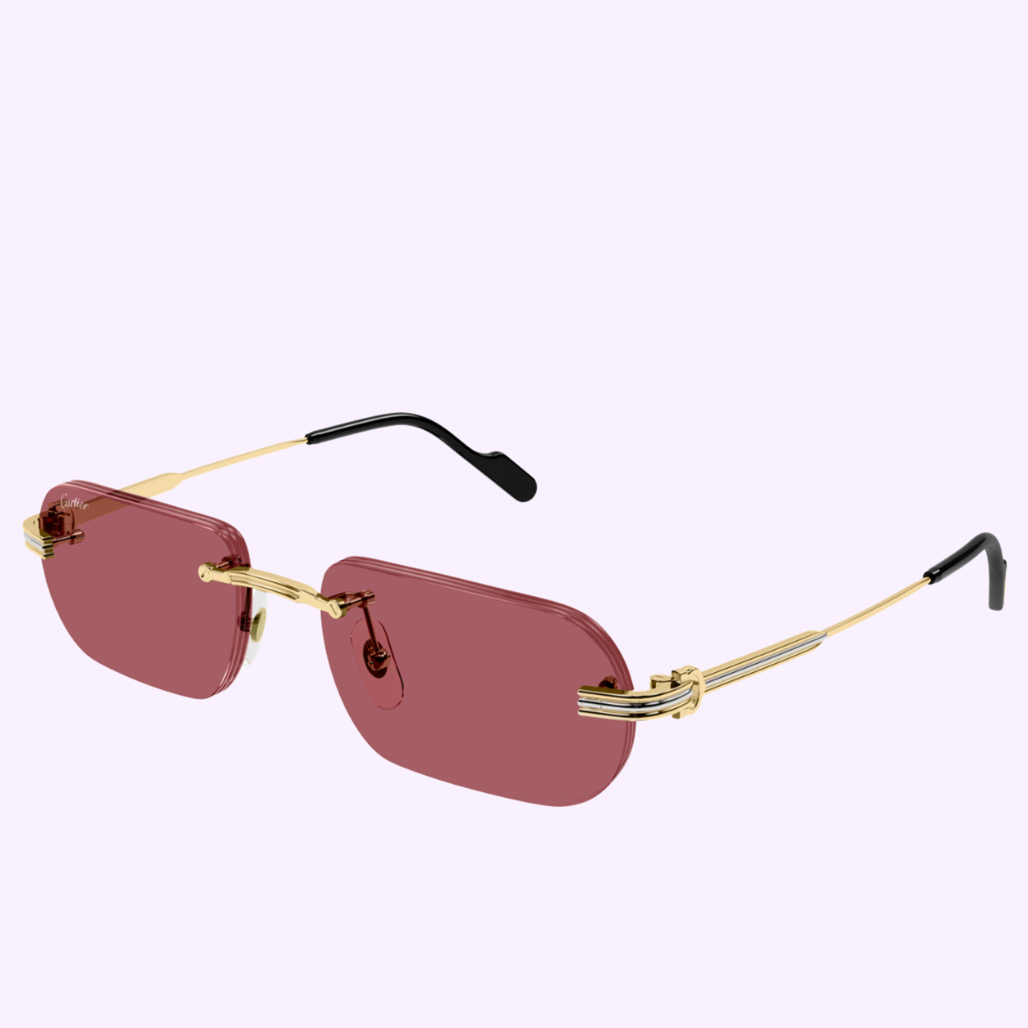 Angle View Cartier Sunglasses CT0577S-004 55