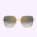 Front View Cartier Sunglasses CT0645S-001 56 Women