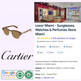Cartier Sunglasses CT0656S-003 55 browline sunglasses featuring brown lenses and wooden temples.
