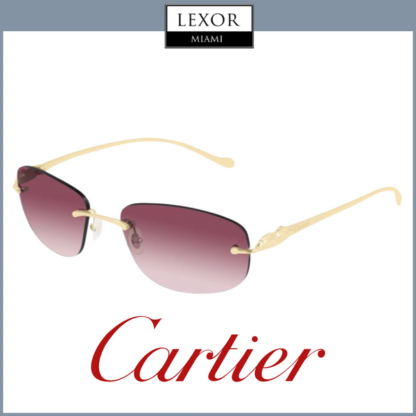 Cartier CT0026RS-001 55 Sunglasses Women Metal