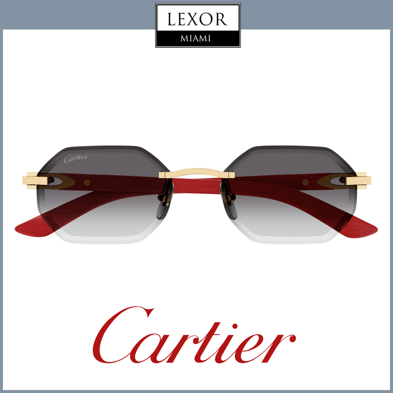 Cartier Sunglass CT0439S-003 54 Man METAL WOOD – Lexor Miami Cartier Sunglass CT0439S-003 54 Man METAL WOOD – Lexor Miami