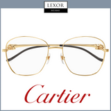Cartier Optical Frame CT0371O-001 56 WOMAN METAL upc: 843023159504