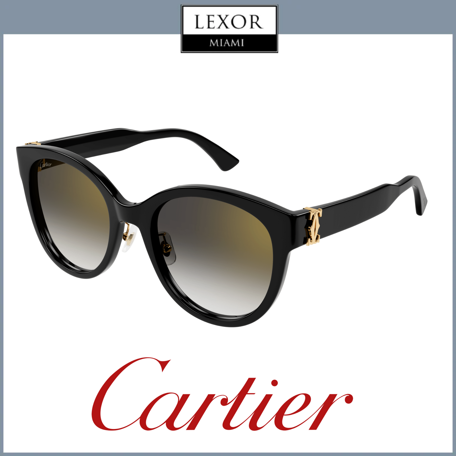 Cartier Sunglass CT0438SA-001 56 WOMAN upc: 843023172589 – Lexor Miami