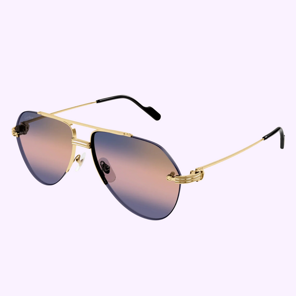 Óculos de Sol Cartier CT0427S-004 58 Masculino upc 843023172169