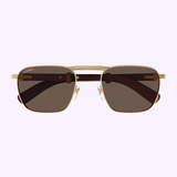 Cartier Sunglasses CT0428S-001 54 MAN METAL WOOD upc: 843023172213