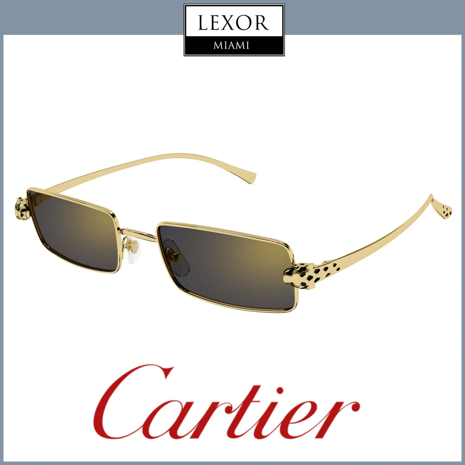 Cartier Sunglasses CT0473S-001 54 UNISEX METAL upc