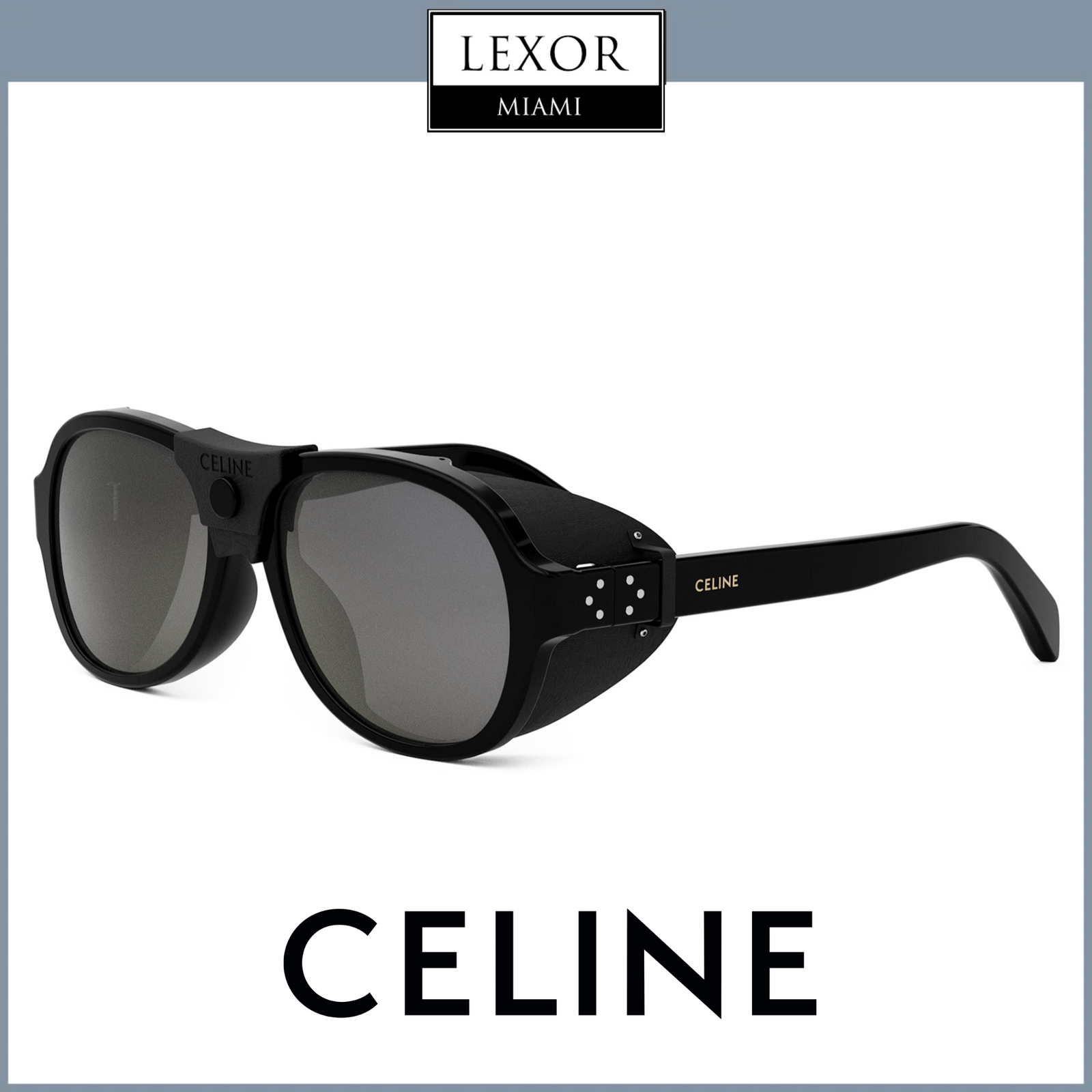 Sunglasses Celine Apres Ski Capsule Pilot CL40301U Black