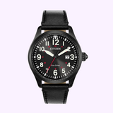 Citizen BM6835-15E Garrison Eco-Drive Black Leather Strap Men Watches