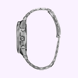Reloj Citizen CA7050-57H Super Titanium Armor Eco-Drive con correa de acero inoxidable plateada para hombre