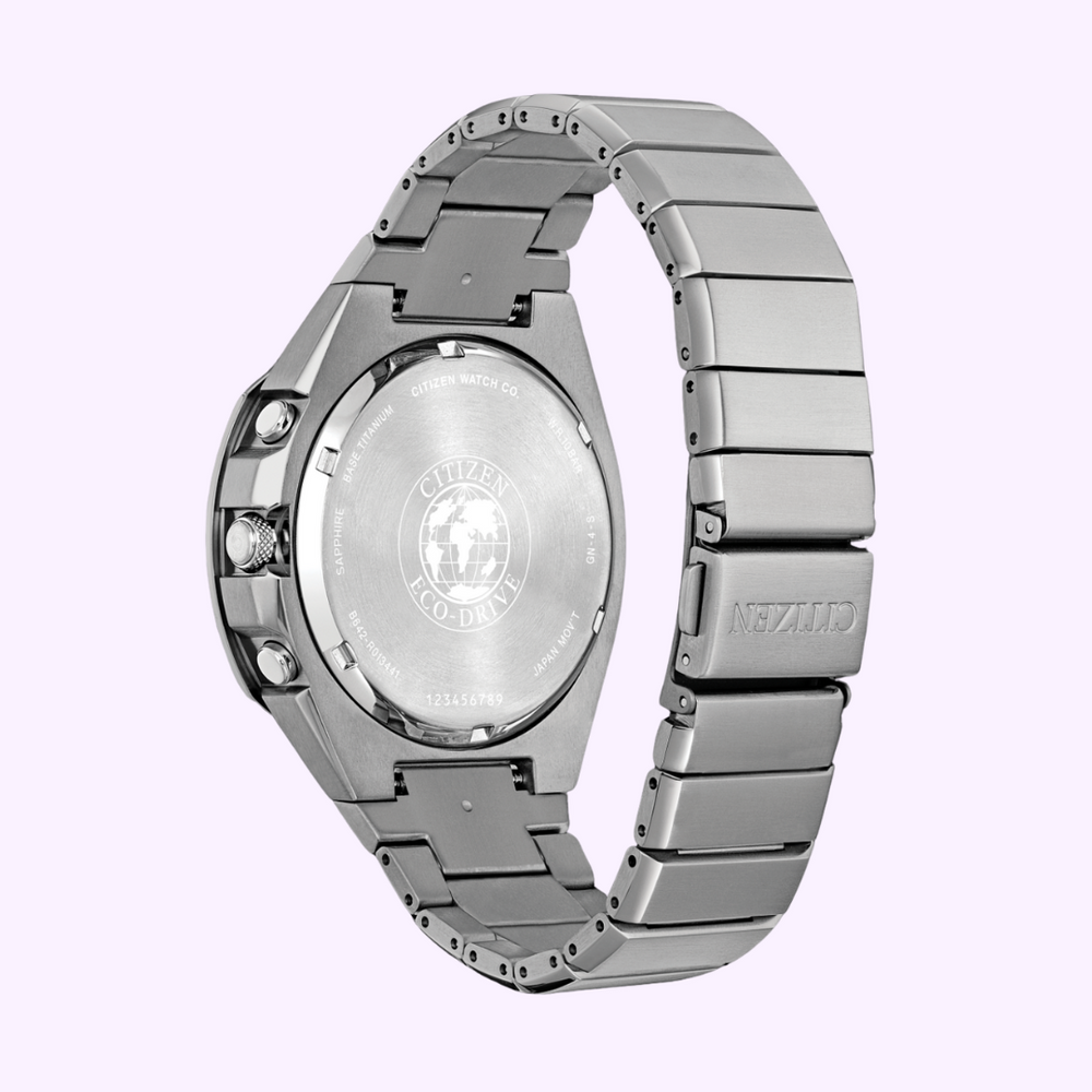 Citizen CA7050-57H Super Titanium Armor Eco-Drive Silver Stainless