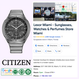 Reloj Citizen CA7050-57H Super Titanium Armor Eco-Drive con correa de acero inoxidable plateada para hombre