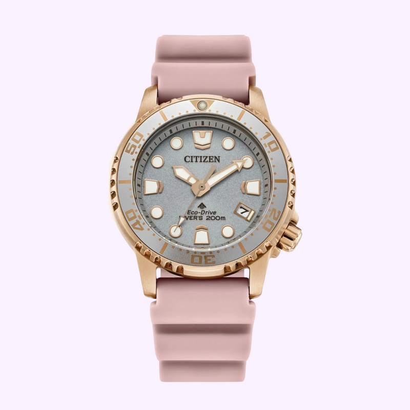 Citizen EO2023-00A Eco-Drive  Silicone Strap Woman Watches