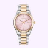 Citizen EW2706-58X LAD ECO WR100 SSTRG Bracelet PINK