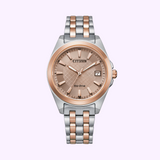 Citizen Eco-Drive Peyten EO1226-59X women's two-tone stainless steel watch front view