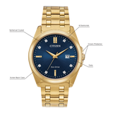 Citizen BM7103-51L Eco WR100 SSG Stainless Steel Men Watches