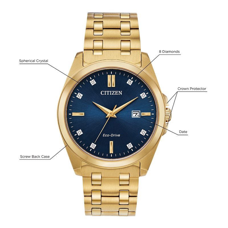 Citizen BM7103-51L Eco WR100 SSG Stainless Steel Men Watches