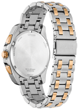 Citizen CA4516-59A Men ECO WR100 SS Bracelet Rose-Gold Silver