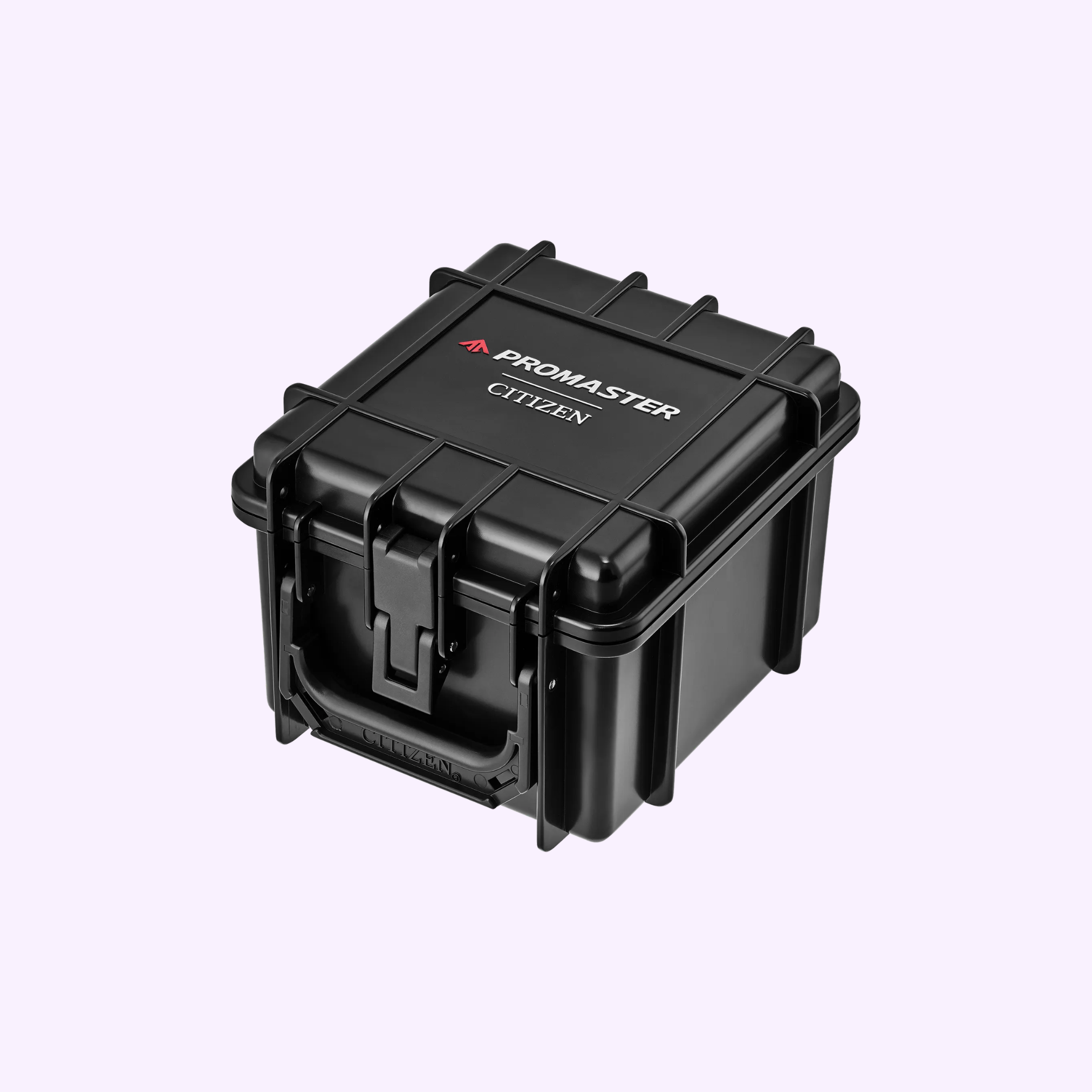 A black hard-shell case with 
