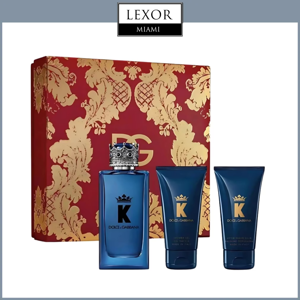 DG KING 3.4 EDP Men set + 1.7 A/S BALM + 1.7 S/G XMAS24 – Lexor Miami