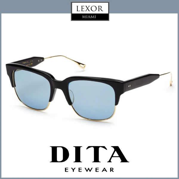 Dita 19014-A-BLK-GLD-55 Unisex Sunglasses