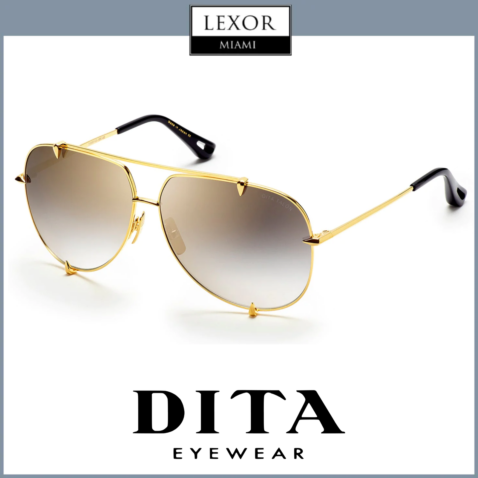 Dita 23007-D-18K-62-Z Talon Unisex Sunglasses – Lexor Miami