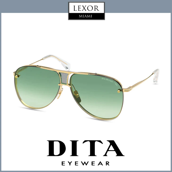 Dita DRX-2082-L-GLD-CLR-62 Decade Two Unisex Sunglasses